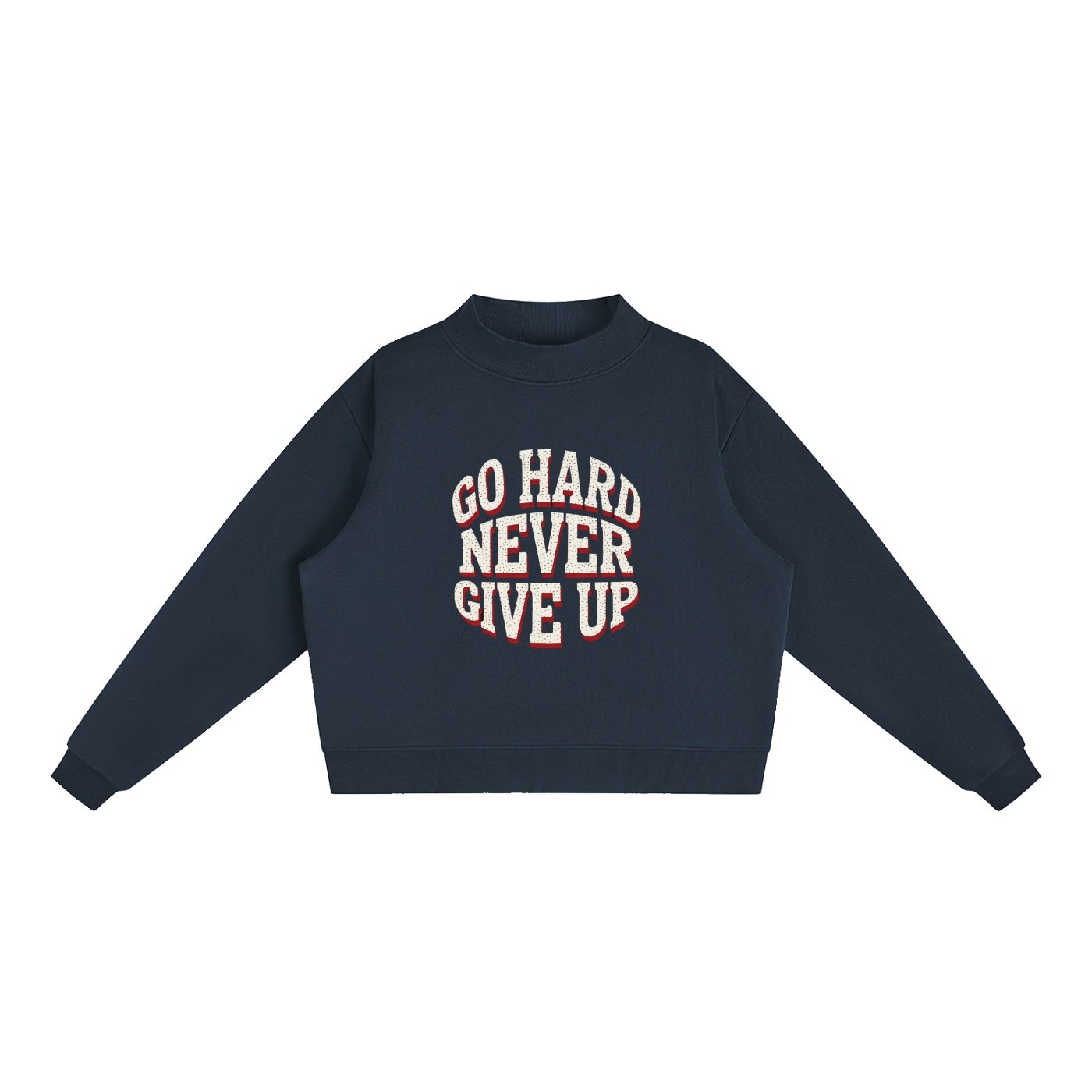 Essential Fleece Mock-Neck Sweatshirt