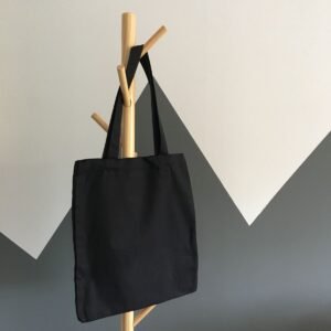 Black canvas tote bag - Ink Fervor accessories